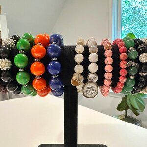 Beaded Bracelets Lot of 12